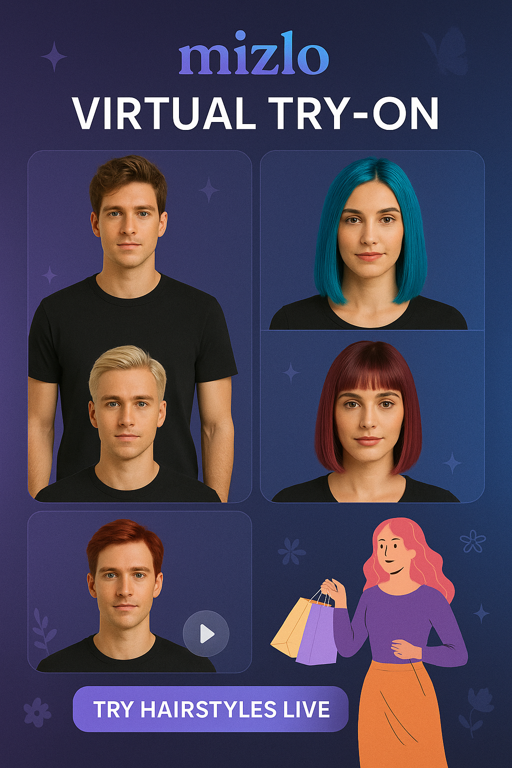 Multiple Hairstyle Transformations